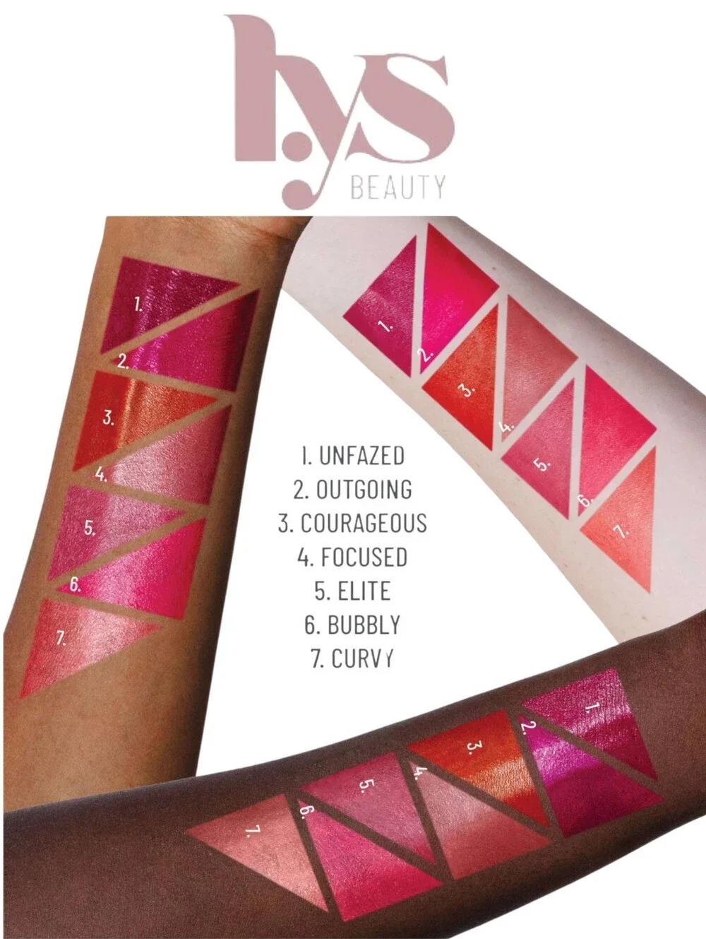 LYS Beauty Cream Glow Highlighting  Blush Stick Elite — Mauve Pink